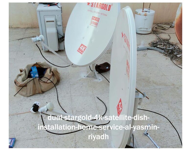 Professional 4K Satellite Dish Installation in Al Yasmin, Riyadh (Home Service)